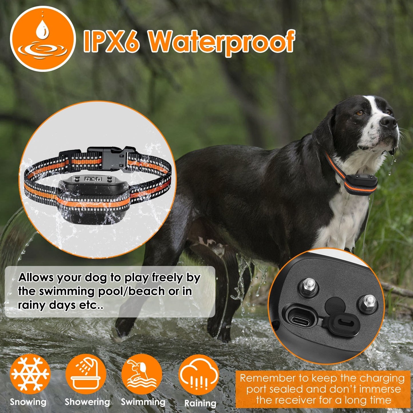 2-in-1 Smart GPS Dog Fence & Tracker Collar | Wireless Boundary & Real-Time Tracking