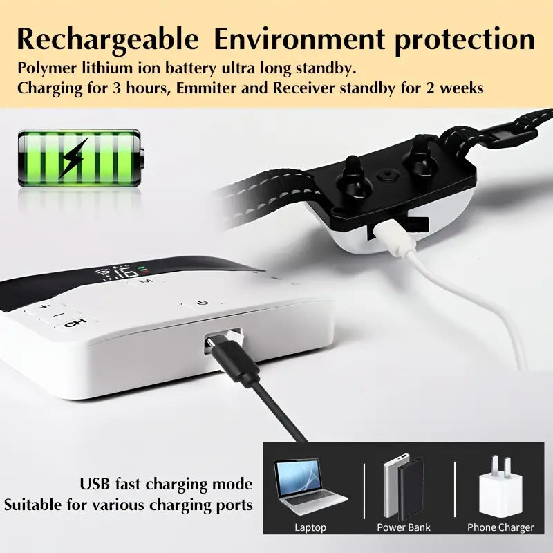 Electronic Pet Fence & Bark Control Collar | 2-in-1 Remote Dog Trainer (Rechargeable & Waterproof)
