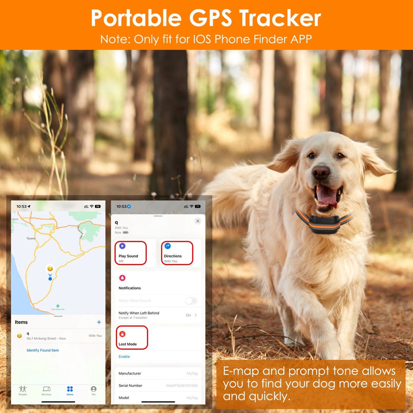 2-in-1 Smart GPS Dog Fence & Tracker Collar | Wireless Boundary & Real-Time Tracking